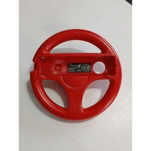 Nintendo Wii + Wii U Mario Kart 8 Mario Red Steering Wheel Hori